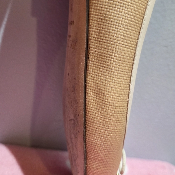 Jimmy Choo Women's Natural/Latte Raffia Leather Flat, Size 38 - Picture 7 of 10